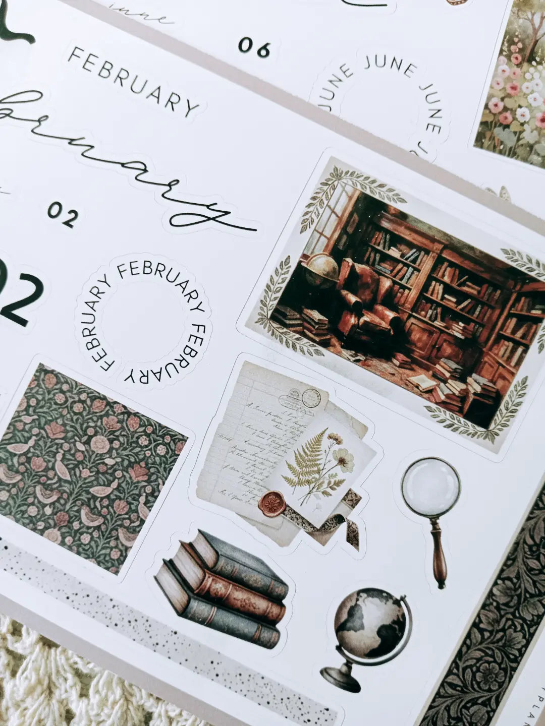 Seasonal Planner Sticker Collection | 12 Premium Velvet Matte Deco Sticker Sheets for Journals, Planners & Scrapbooking