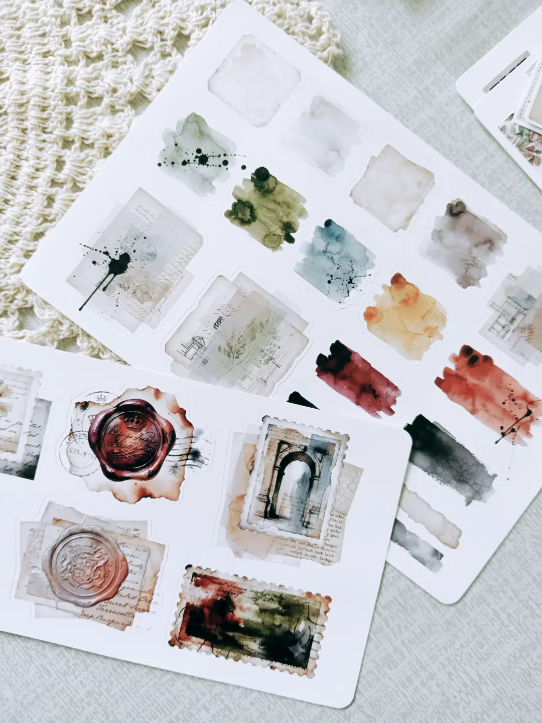 Artist's Atelier Creative Journaling Kit | Vintage Art Studio Collage Papers, Sticker Sheets & Die Cuts