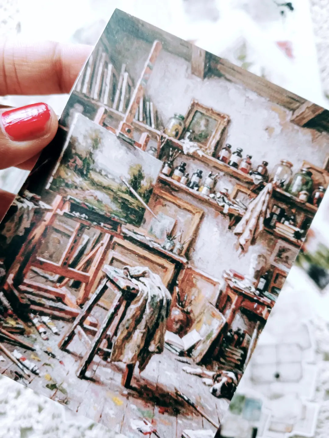 Artist's Atelier Creative Journaling Kit | Vintage Art Studio Collage Papers, Sticker Sheets & Die Cuts