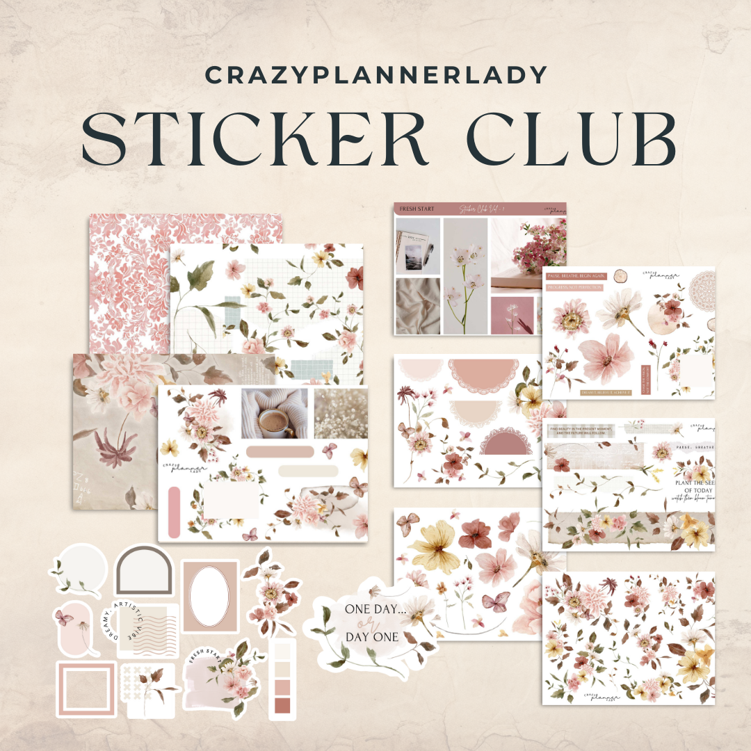 ✨ Join the Crazy Sticker Club! ✨ - Monthly Membership