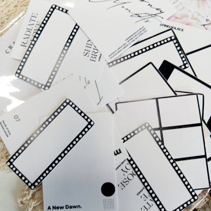 Vintage Journal Supplies Kit - 200 Elements Minimal Style
