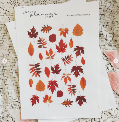 Printable Journaling Kit - Autumn (A4 Size)