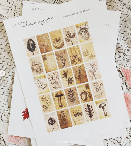 Printable Journaling Kit - Autumn (A4 Size)