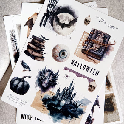 Sticker sheet - Halloween Cursed Kingdom