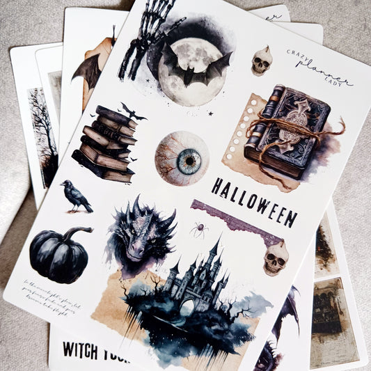 Sticker sheet - Halloween Cursed Kingdom
