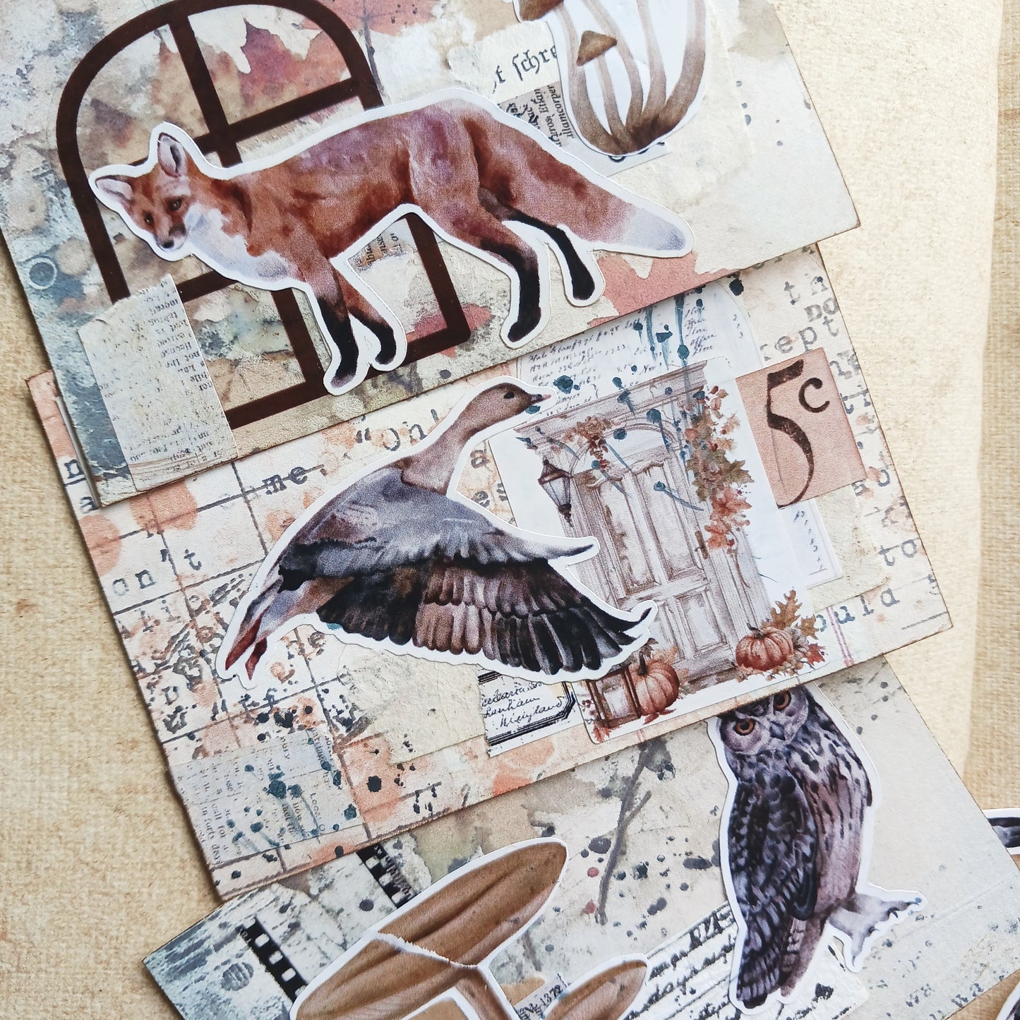 Sticker Pack -  Autumn Animals