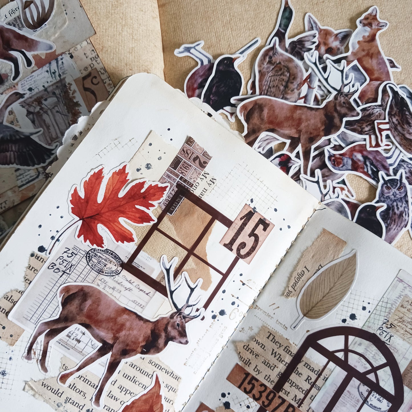 Sticker Pack -  Autumn Animals
